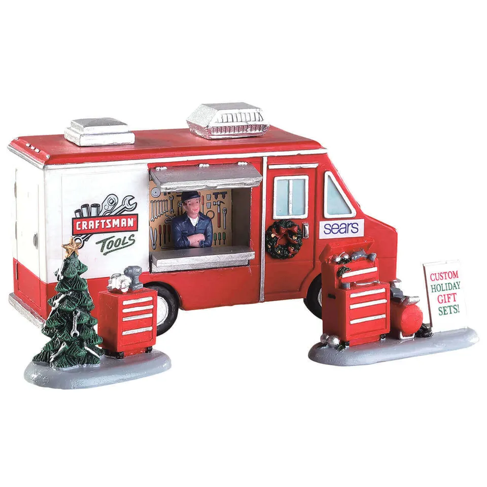 lemax-craftsman-tool-truck-camion-miniature-village-de-no-l image 1