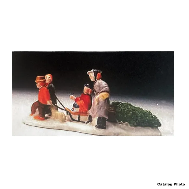 lemax-bringing-home-the-tree-figurine-sapin image 1