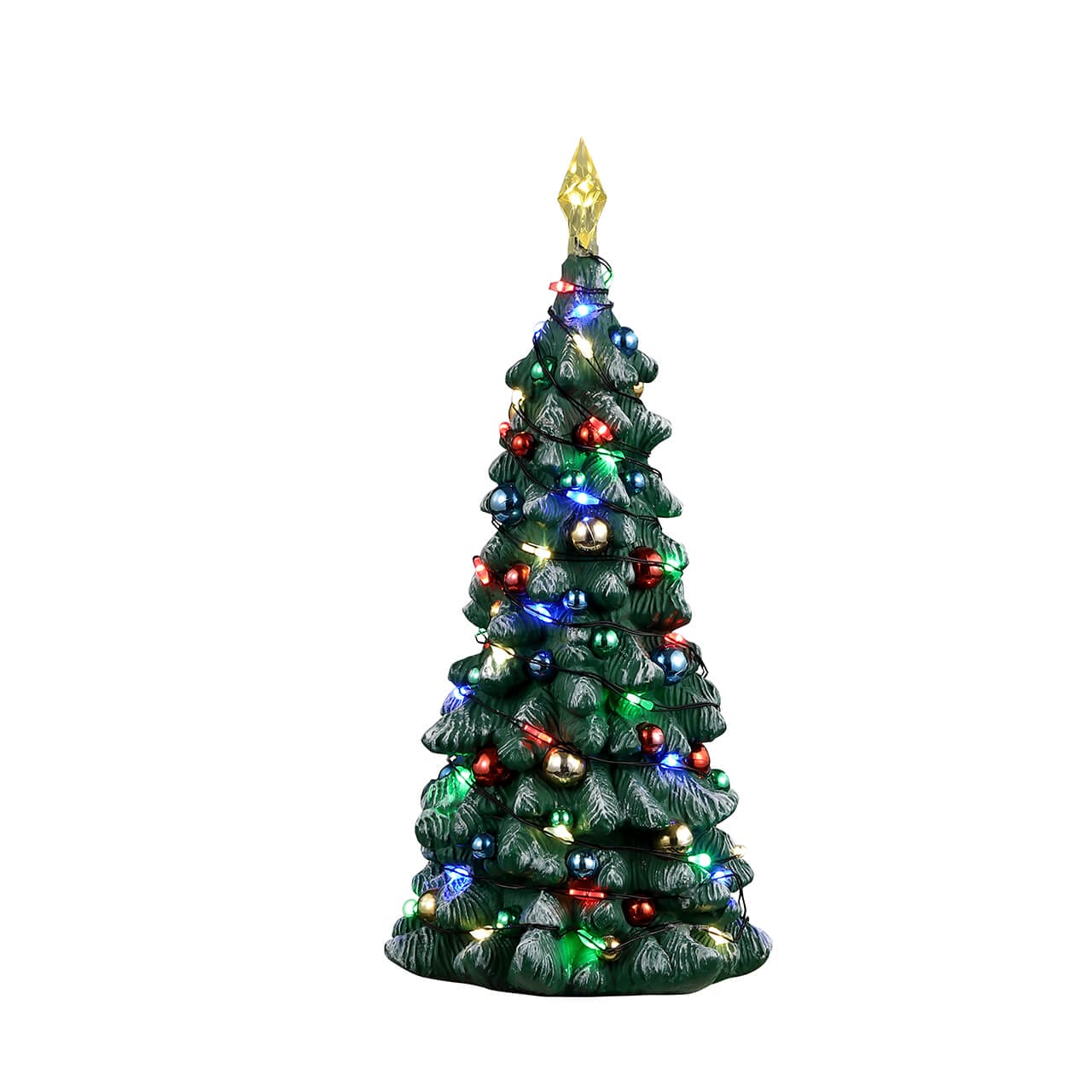 lemax-snowy-christmas-tree-sapin-miniature-lumineux-enneig image 3