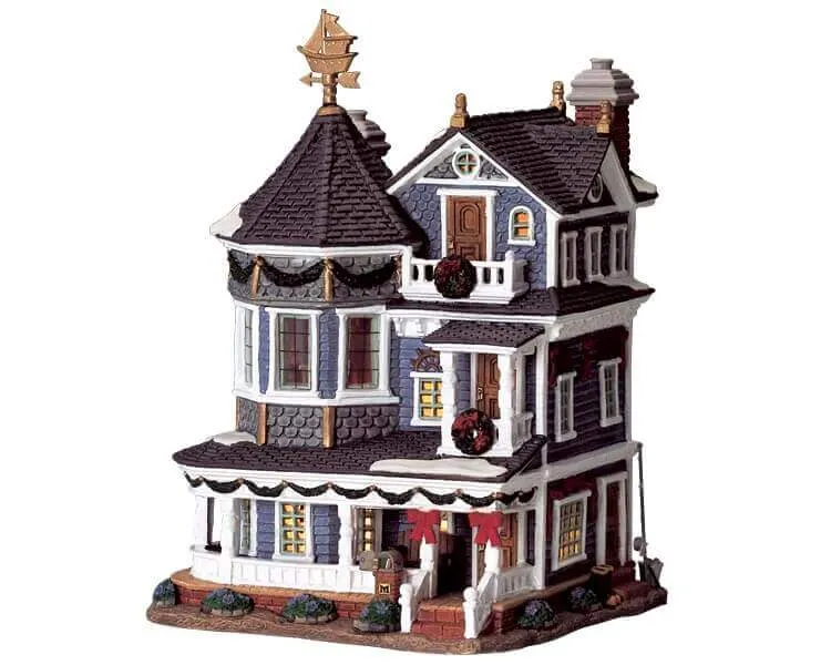 lemax-marston-manor-maison-miniature-lumineuse-village-de-no-l image 1