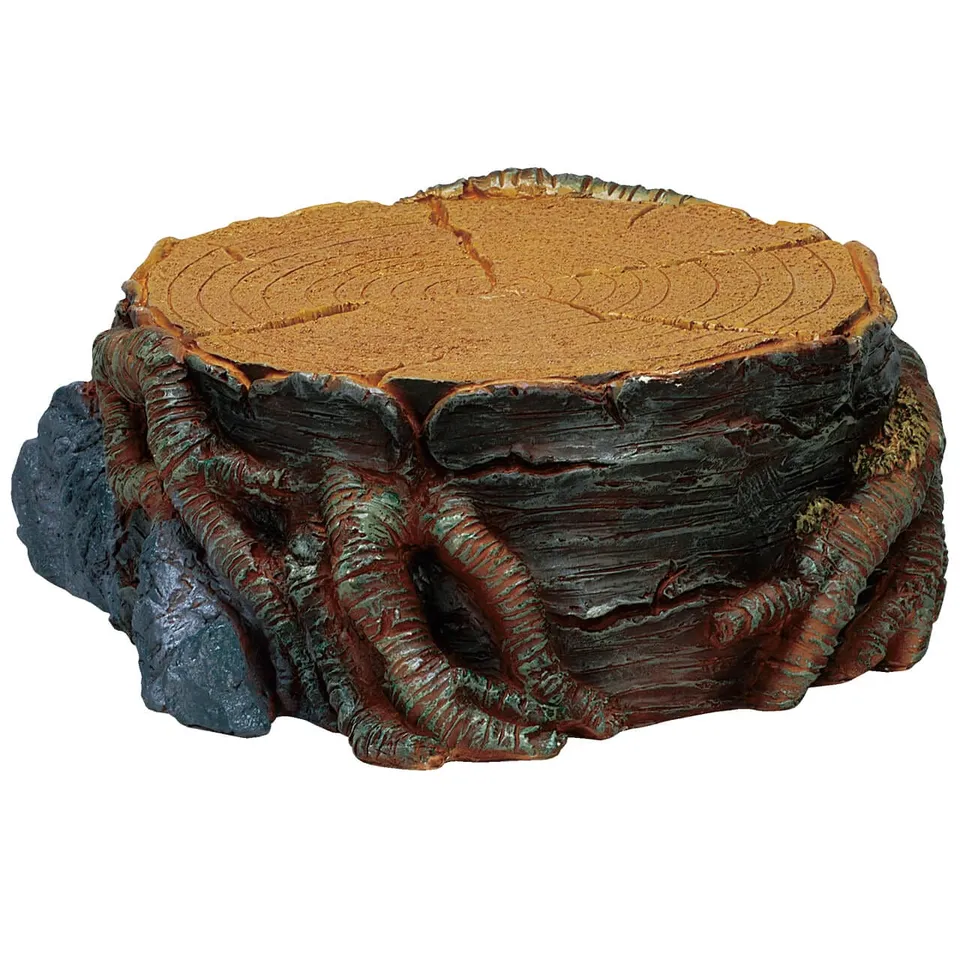 lemax-tree-stump-display-platform-socle-tronc-pour-village-miniature image 1