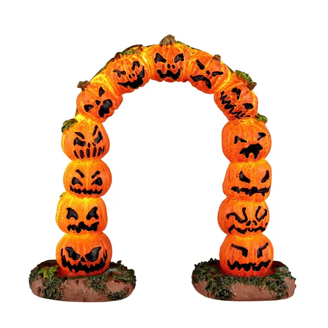lemax-pumpkin-arch-arche-lumineuse-citrouilles-halloween image 1