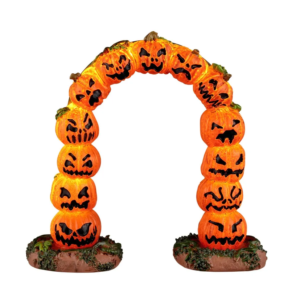 lemax-pumpkin-arch-arche-lumineuse-citrouilles-halloween image 1