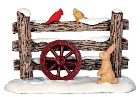 lemax-rustic-wood-fence-cl-ture-miniature-en-bois-rustique image 1