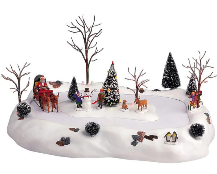 lemax-here-comes-santa-claus-d-cor-p-re-no-l-village image 1