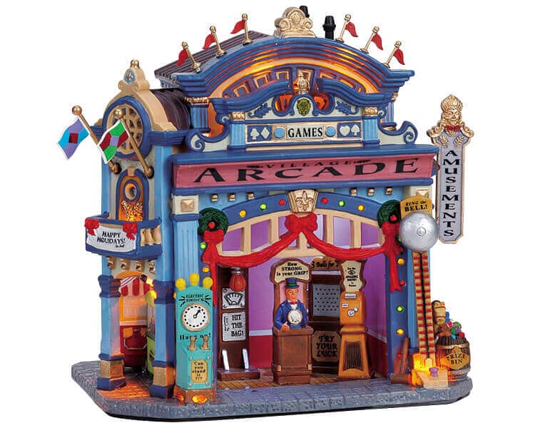 lemax-the-village-arcade-salle-de-jeux-lumineuse-de-no-l image 1