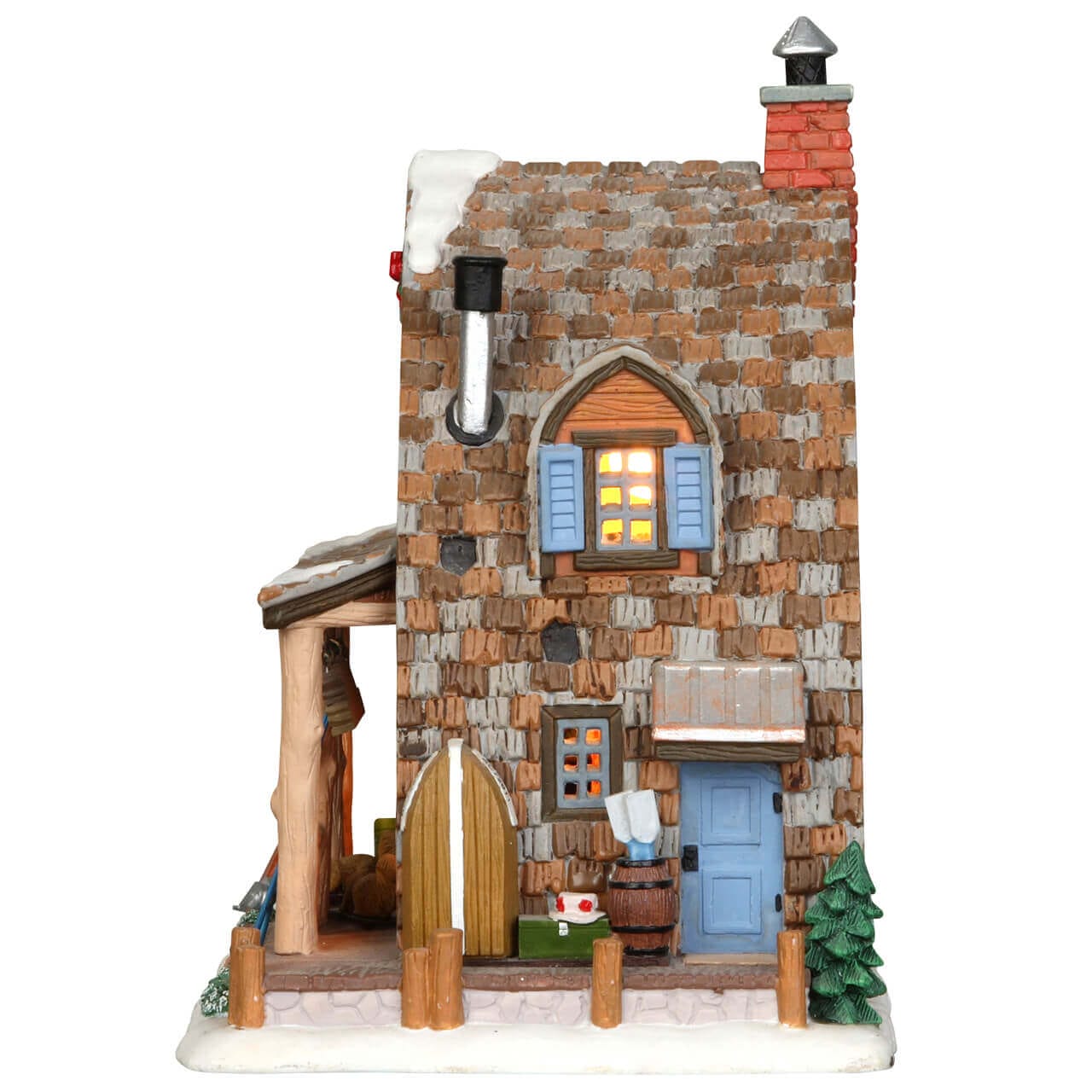 lemax-mallard-bay-cabin-cabane-miniature-village-de-no-l image 3