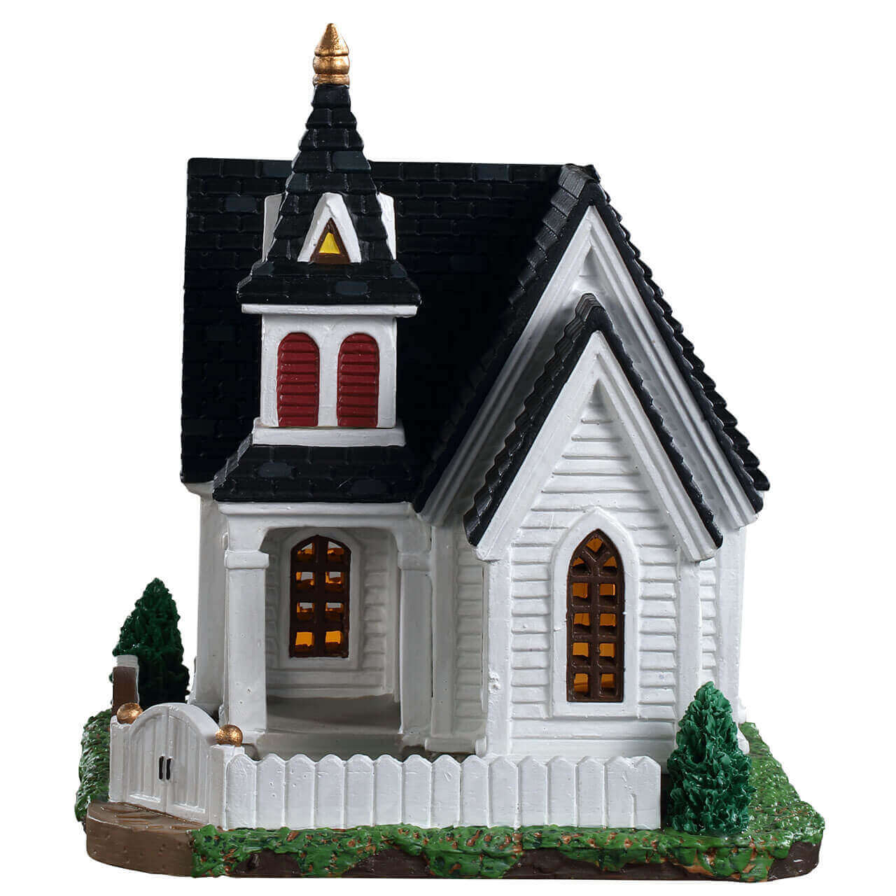 lemax-hillcrest-community-church-glise-miniature-harvest-crossing image 2