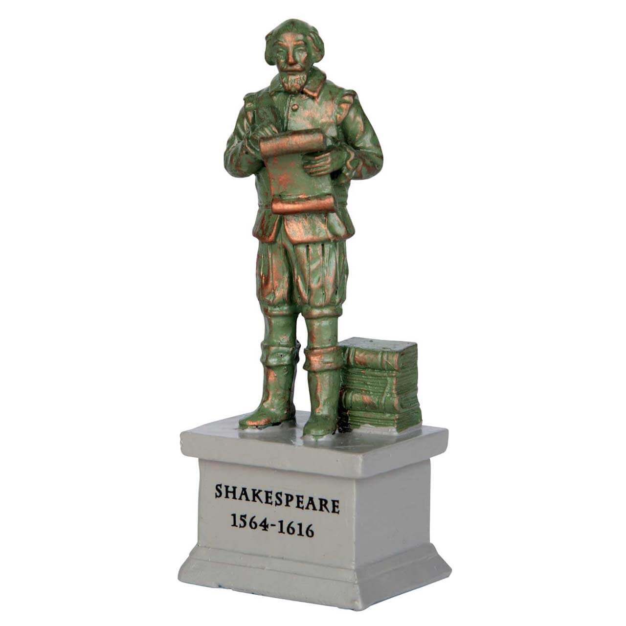 lemax-park-statue-shakespeare-d-cor-village-miniature image 1