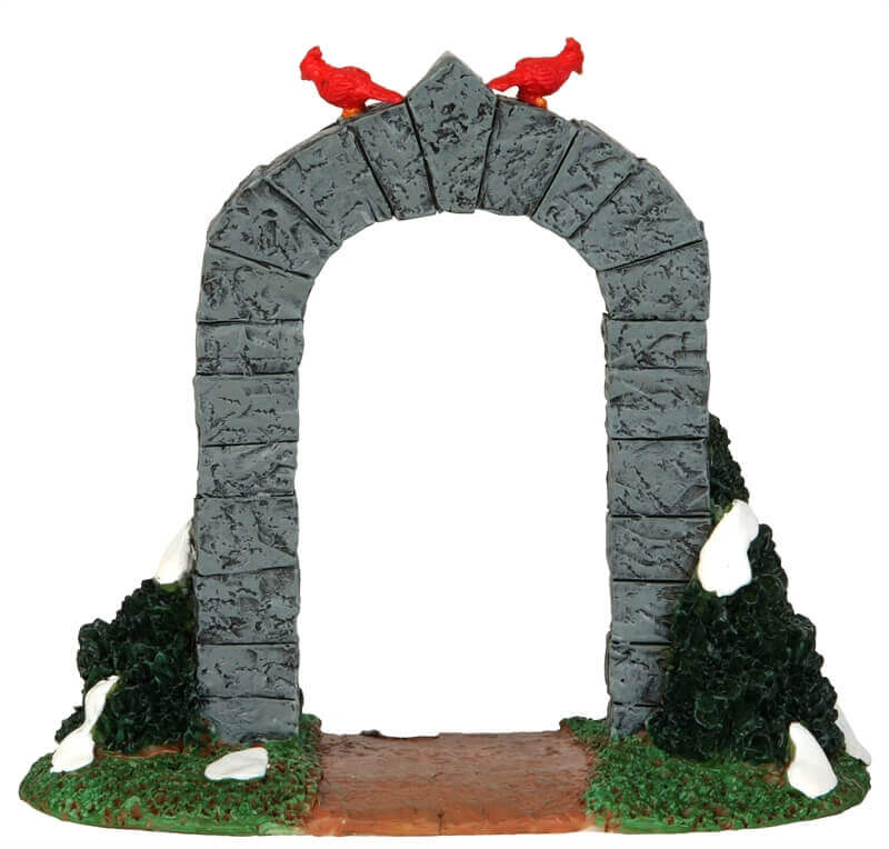 lemax-small-stone-archway-arche-miniature-en-pierre-pour-village-de-no-l image 3