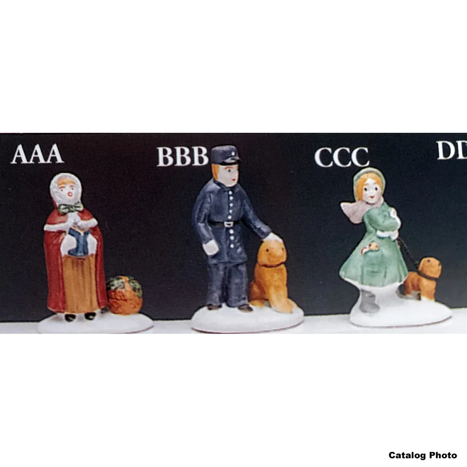 lemax-policeman-with-dog-figurine-policier-et-chien-village-de-no-l image 1