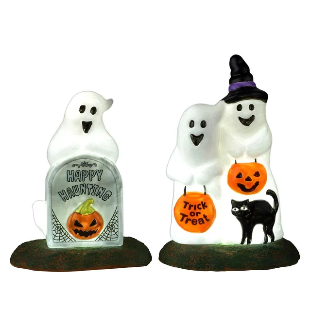 lemax-happy-halloween-ghosts-figurines-fant-mes-spooky-town image 1