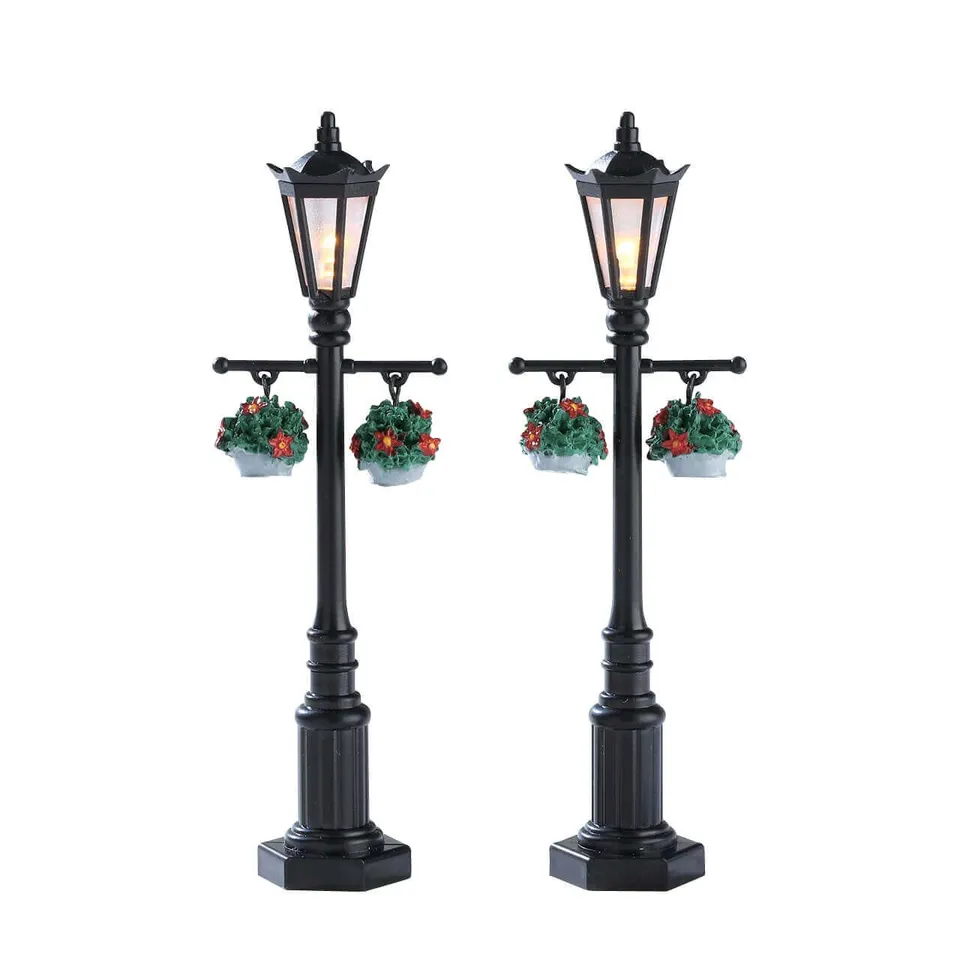 lemax-old-english-lamp-post-set-of-2-r-verb-res-miniatures image 1