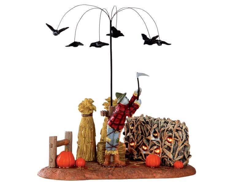 lemax-evil-scarecrow-pouvantail-mal-fique-spooky-town image 1