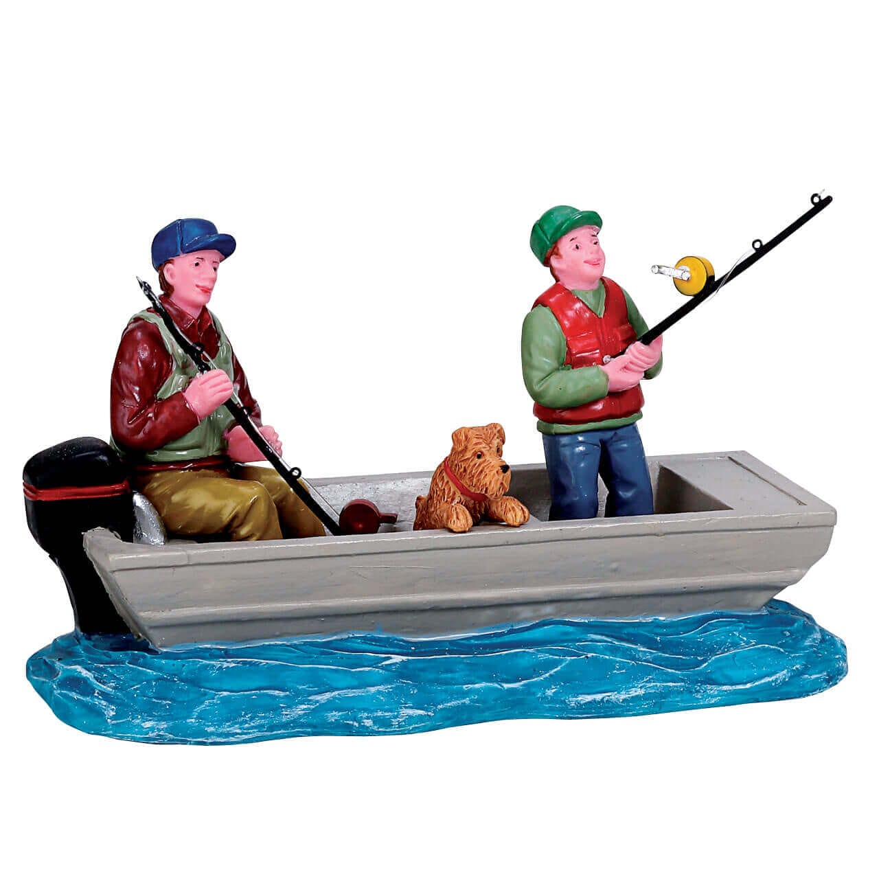 lemax-family-fishing-trip-figurine-p-che-en-famille-village-de-no-l image 1
