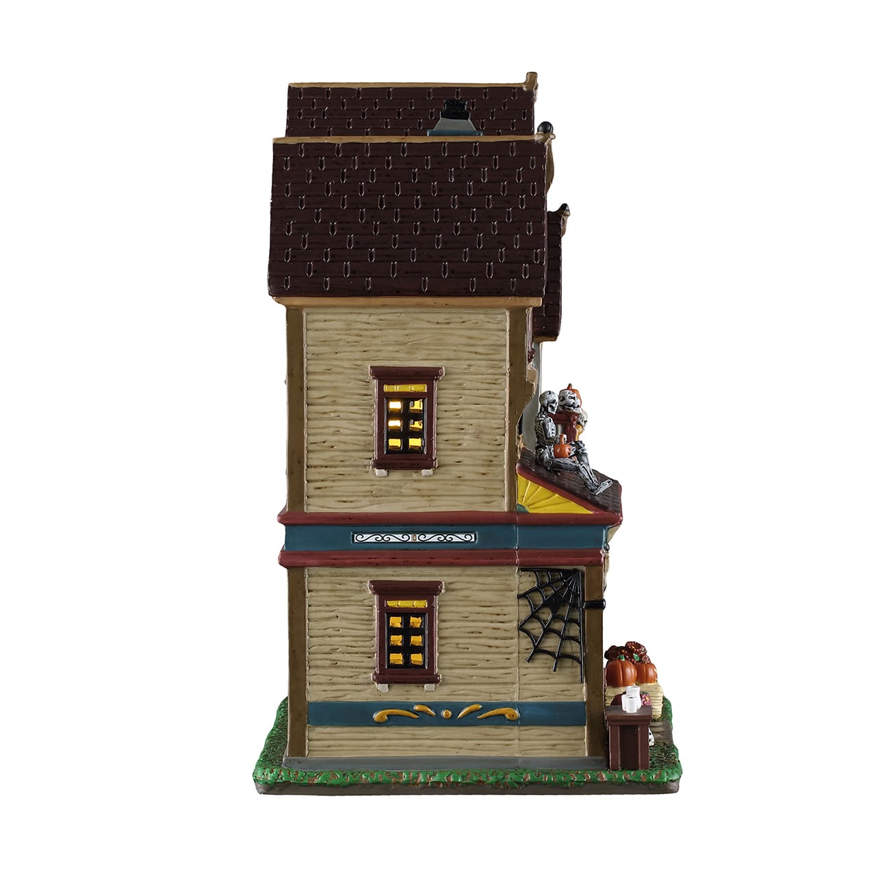 lemax-halloween-at-the-wilsons-maison-hant-e-lumineuse-spooky-town image 2