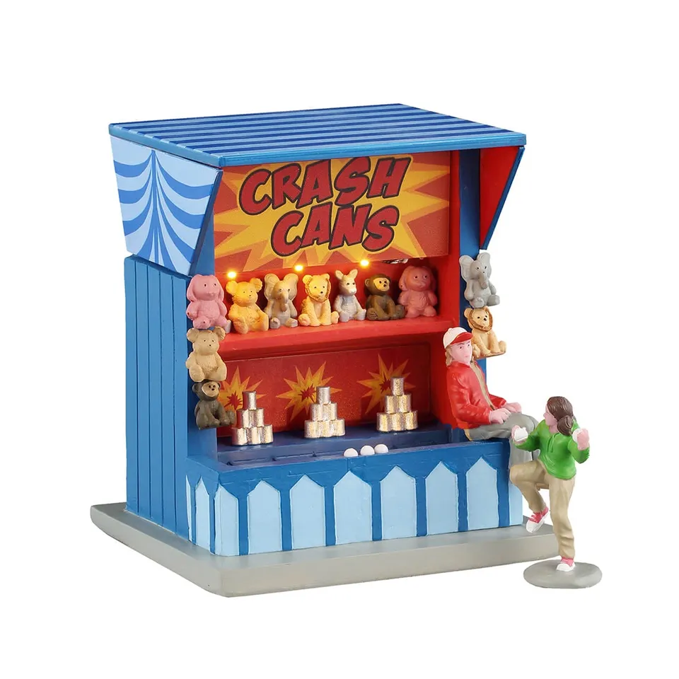 lemax-crash-cans-game-stand-jeu-de-carnaval-anim-lumineux image 1