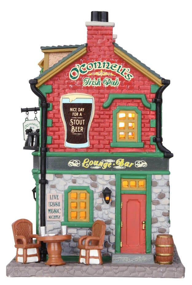lemax-o-connell-s-irish-pub-maison-lumineuse-village-de-no-l image 2