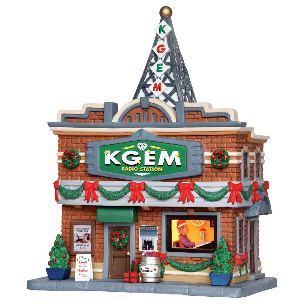 lemax-kgem-radio-station-station-radio-lumineuse-r-tro image 1