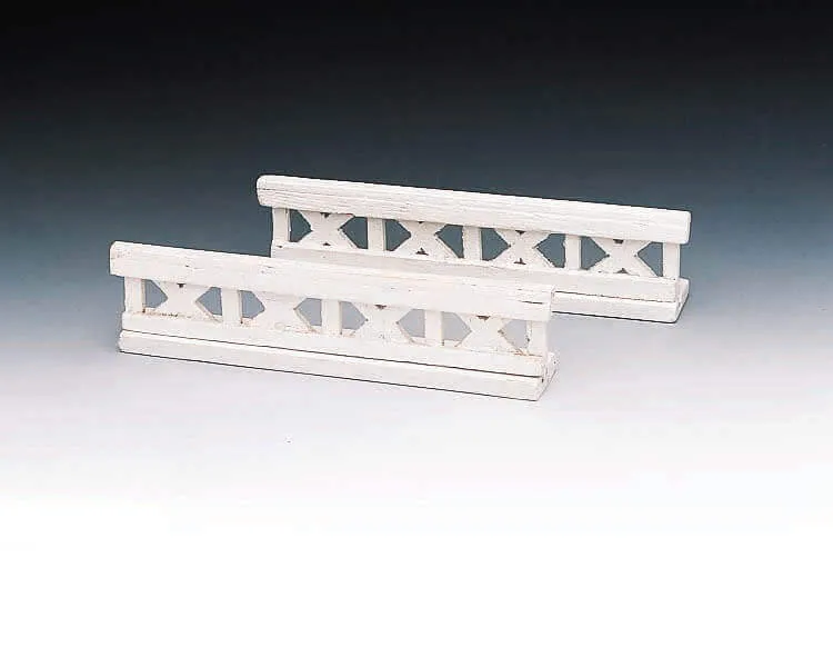 lemax-crossed-wooden-fence-lot-de-2-cl-ture-miniature-village image 1