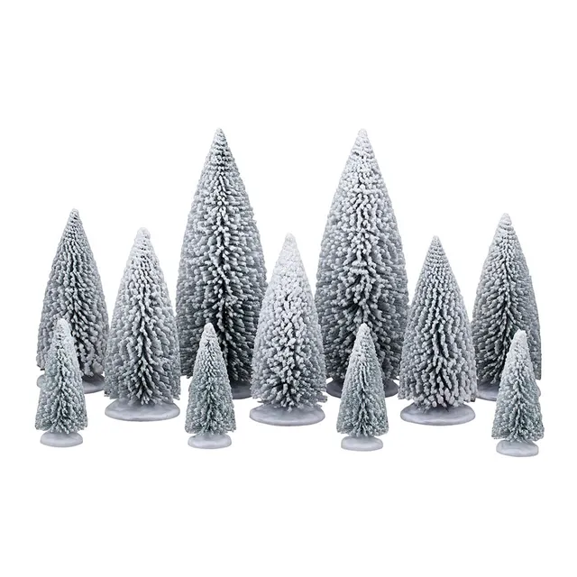 lemax-white-pine-trees-lot-de-sapins-enneig-s-stables image 1