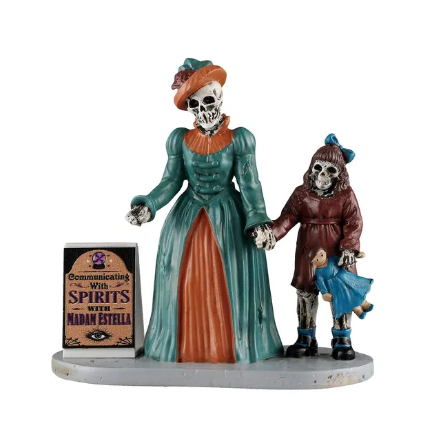 lemax-spooky-town-seance-vendor-figurines-spiritisme-halloween image 1