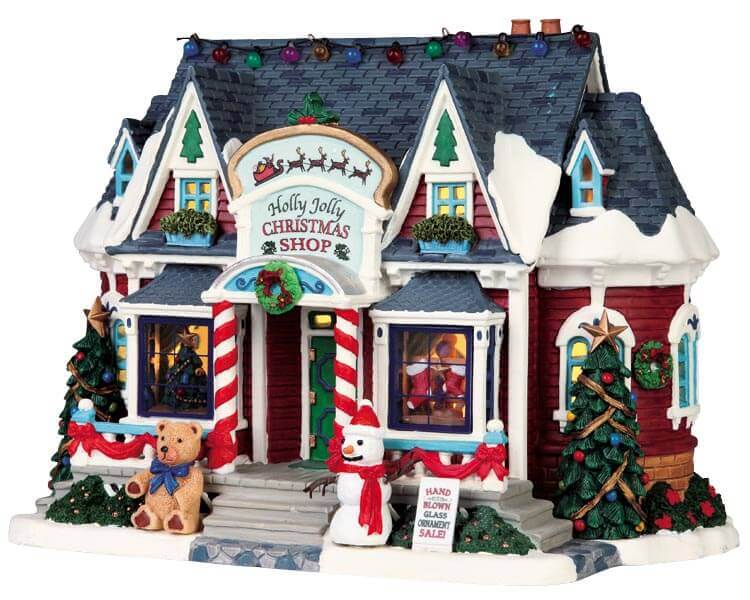 lemax-holly-jolly-christmas-shop-boutique-de-no-l-lumineuse image 2
