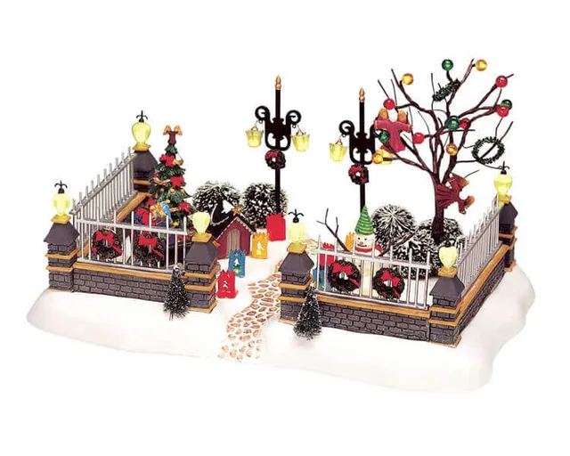 lemax-angel-s-garden-d-cor-ange-jardin-village-de-no-l image 1