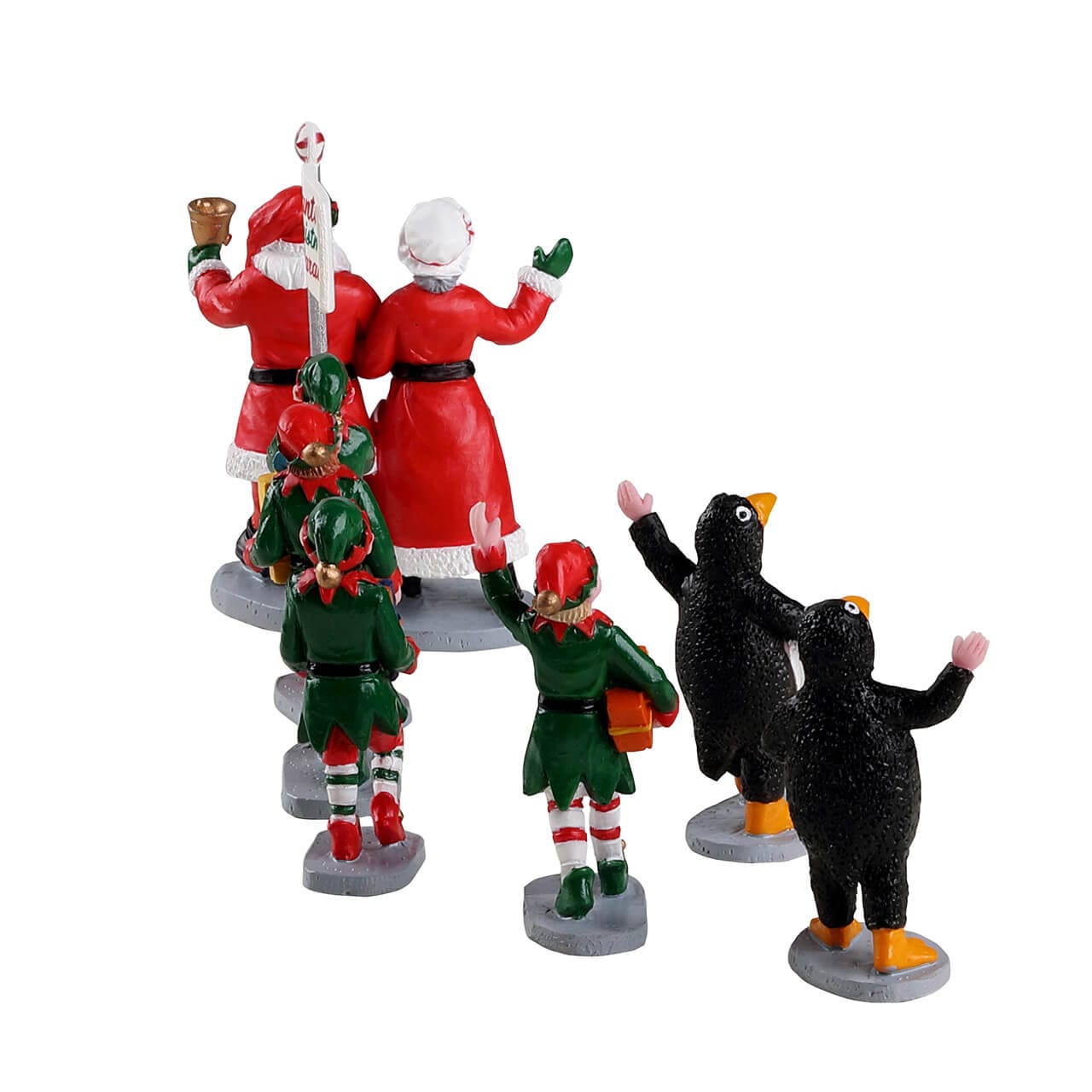 lemax-santa-s-elf-parade-figurine-parade-de-no-l-caddington-village image 2