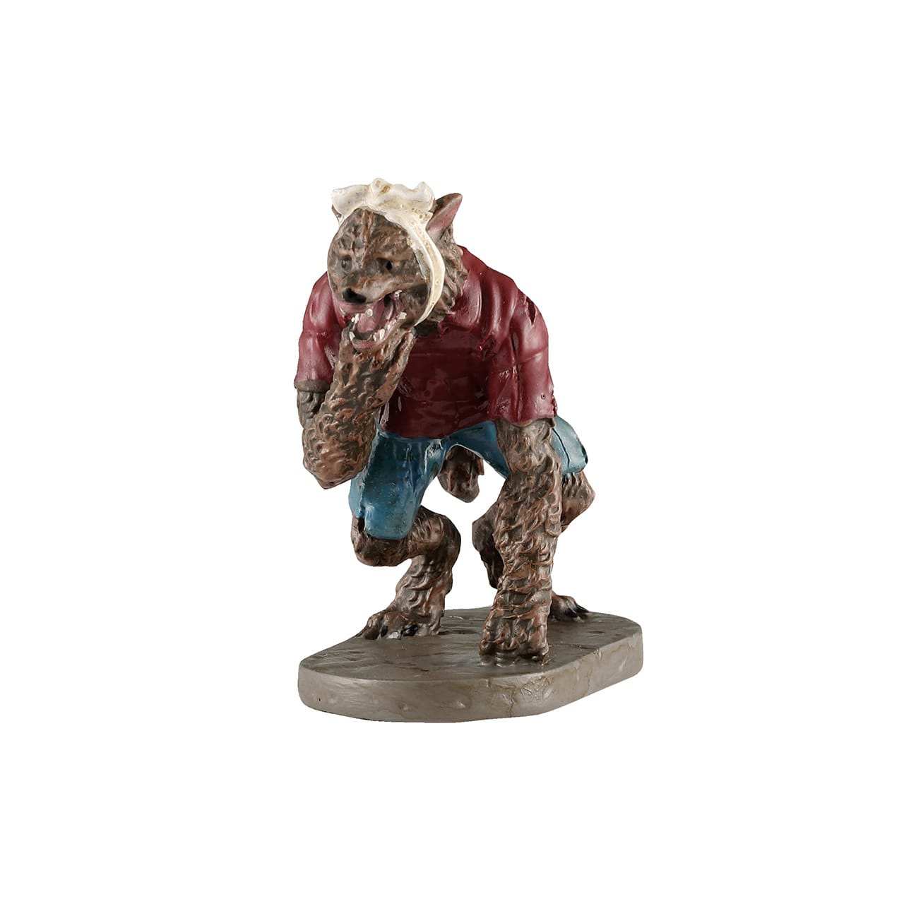 lemax-toothache-trouble-figurine-loup-garou-spooky-town image 1