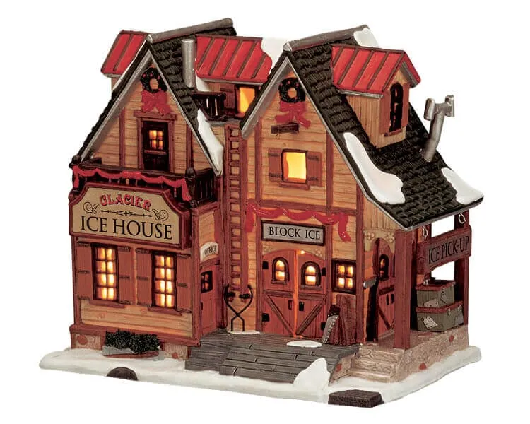 lemax-glacier-ice-house-maison-de-glace-lumineuse image 1