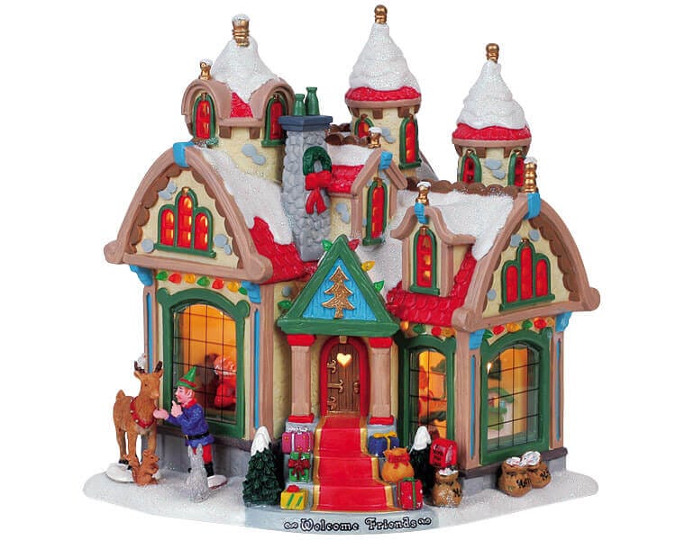 lemax-santa-s-house-maison-du-p-re-no-l-miniature-lumineuse image 1