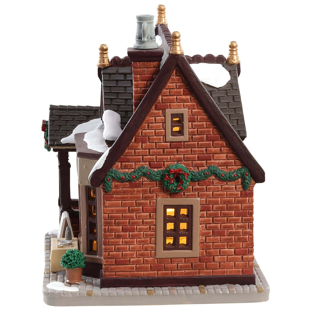 lemax-the-pewter-shop-maison-miniature-lumineuse-village-de-no-l image 2