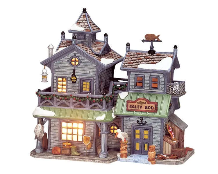 lemax-salty-bob-s-b-timent-miniature-lumineux-village-de-no-l image 1