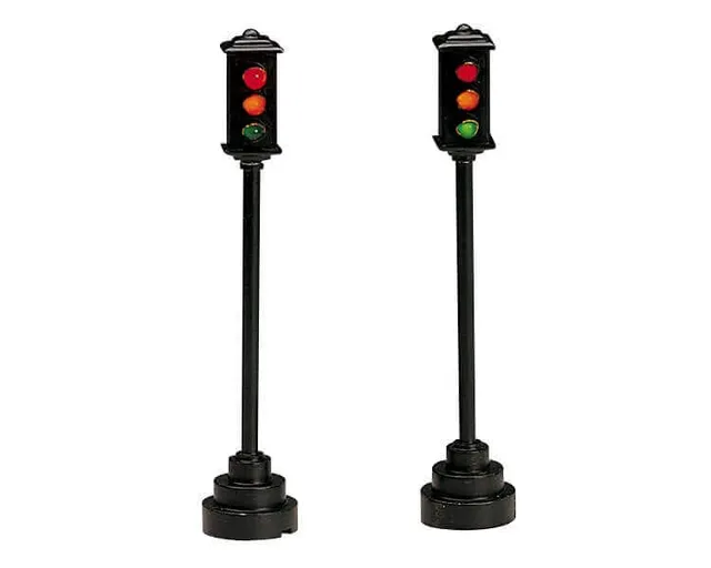 lemax-traffic-light-multiface-feu-tricolore-de-ville-miniature image 1
