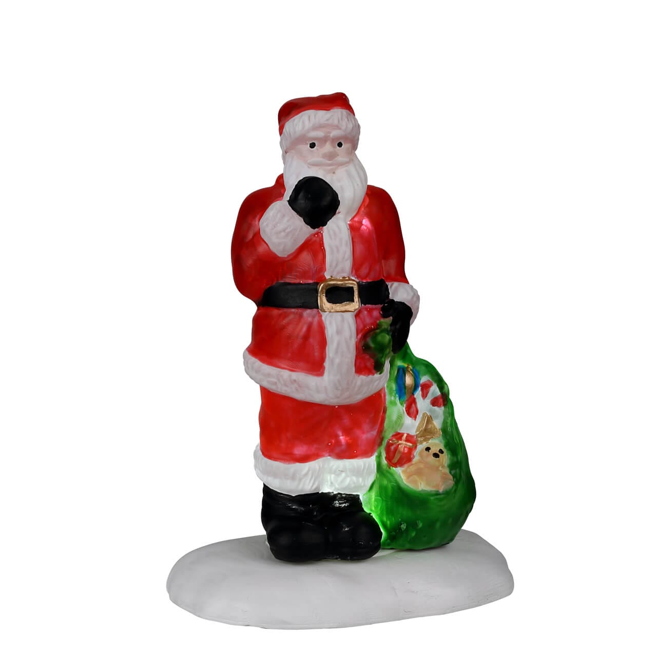 lemax-santa-s-here-figurine-p-re-no-l-avec-hotte-de-cadeaux image 1