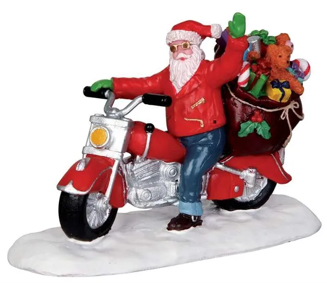lemax-santa-s-ride-figurine-p-re-no-l-village-miniature image 1