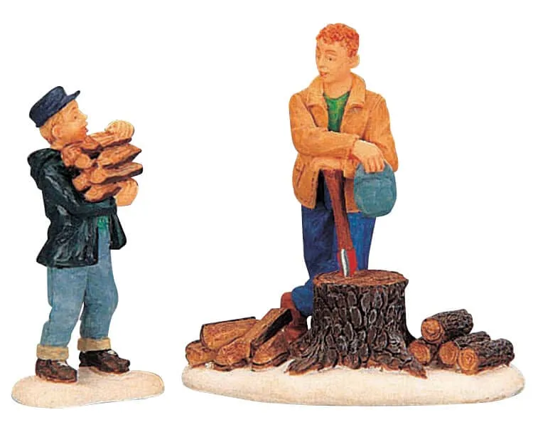 lemax-helping-dad-figurine-village-de-no-l image 1