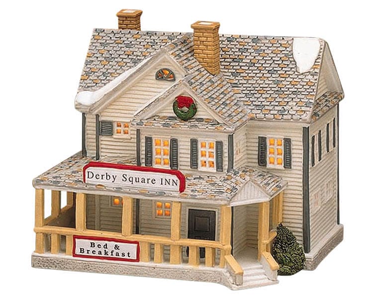 lemax-derby-square-inn-auberge-miniature-lumineuse image 2