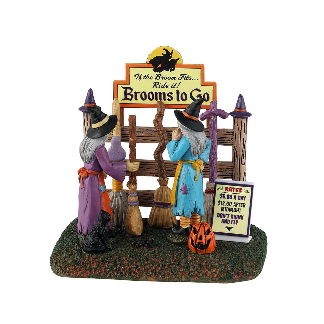 lemax-brooms-to-go-boutique-sorci-res-spooky-town-lumineuse image 5