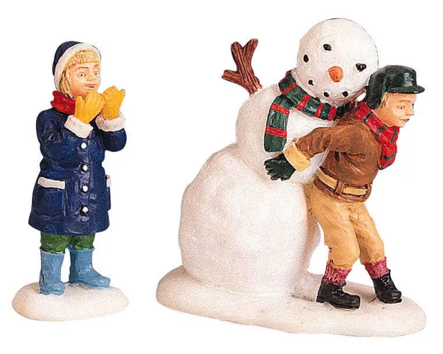 lemax-saving-the-snowman-figurine-village-de-no-l image 1