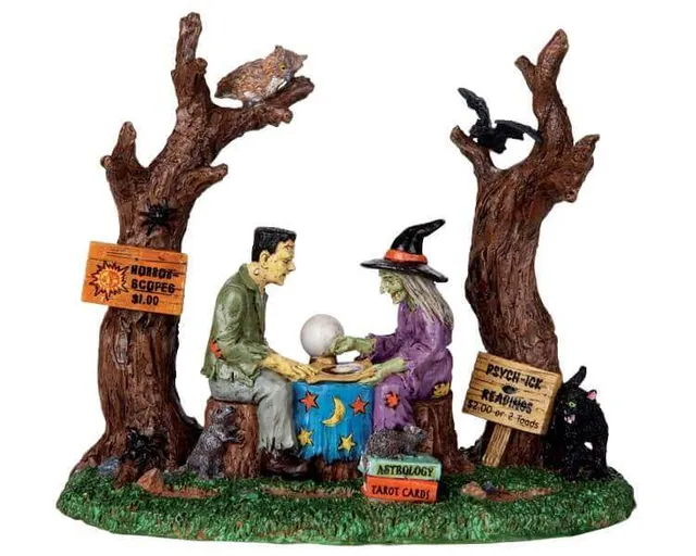 lemax-horror-scope-readings-figurine-miniature-spooky-town image 1