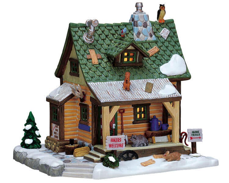 lemax-hikers-cabin-cabane-lumineuse-miniature image 1