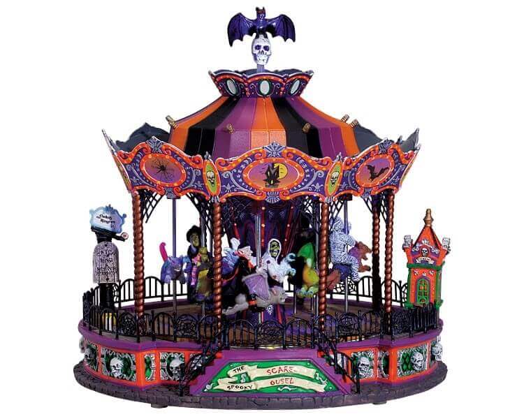 lemax-spooky-scare-ousel-man-ge-hant-lumineux-spooky-town image 1