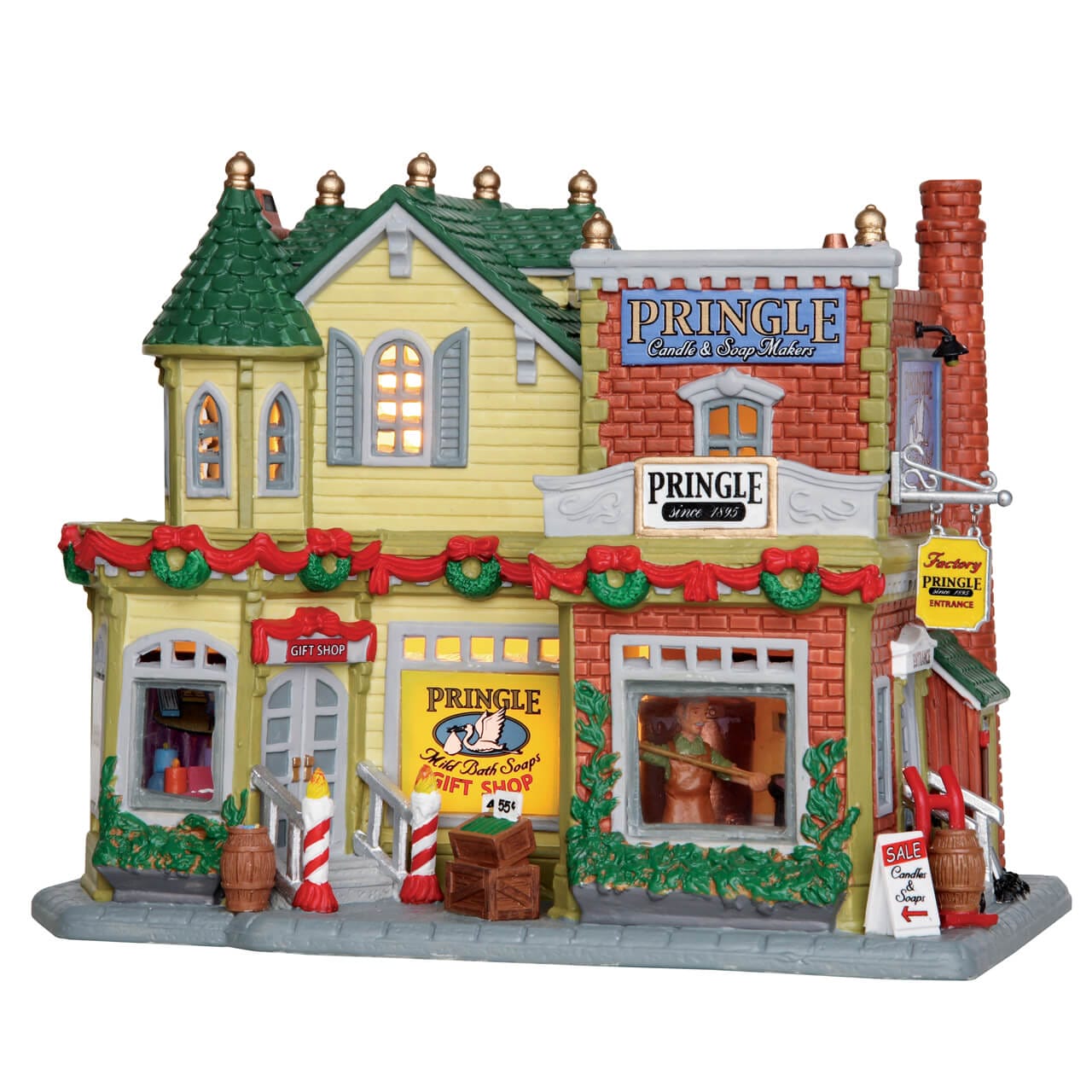 lemax-pringle-candle-soap-makers-boutique-miniature-lumineuse image 1