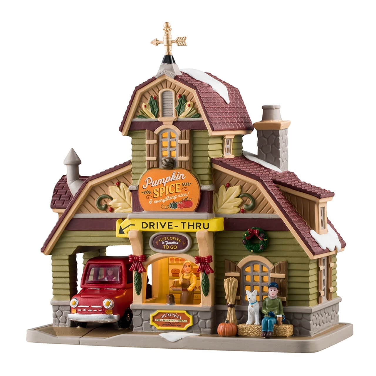lemax-pumpkin-spice-everything-nice-coffee-shop-maison-harvest-crossing image 1