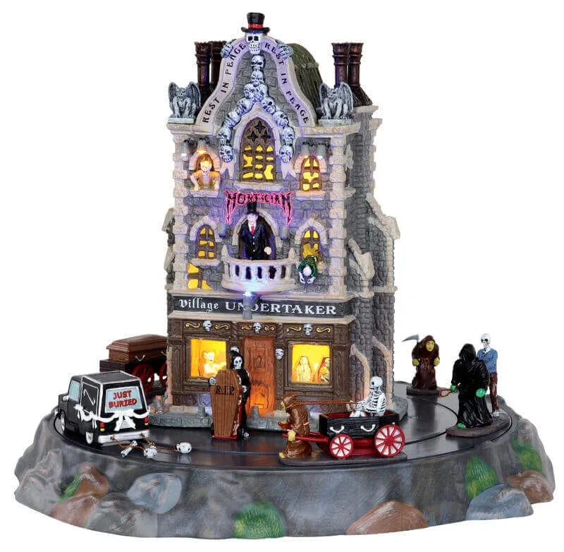 lemax-village-undertaker-set-of-9-b-timent-spooky-town image 1