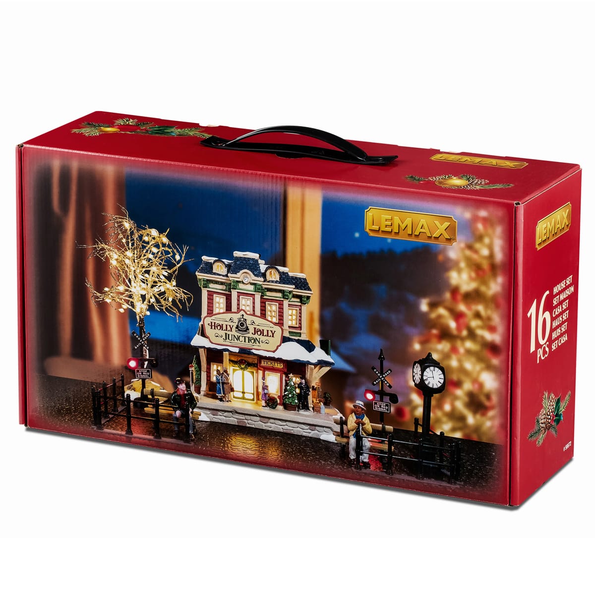 lemax-holly-jolly-junction-set-gare-lumineuse-caddington image 2