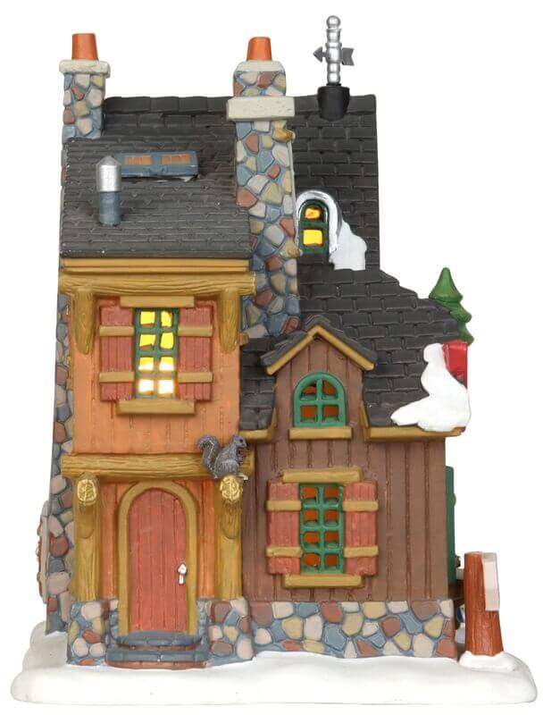 lemax-winter-sport-haus-chalet-miniature-lumineux-sports-d-hiver image 2