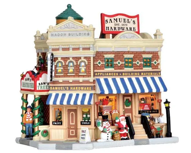 lemax-samuel-s-hardware-boutique-village-de-no-l-lumineuse image 1